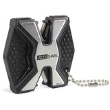 AccuSharp AS017C Diamond 2 Step Knife Sharpener With Coarse Diamond Rods And Fine Ceramic Rods For Fast Sharpening by AccuSharp