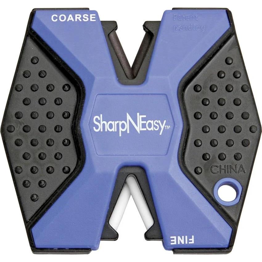 AccuSharp SharpNEasy Two Step Knife Sharpener Model AS334 Compact Knife Sharpening With Pre Angled Ceramic Rods by AccuSharp