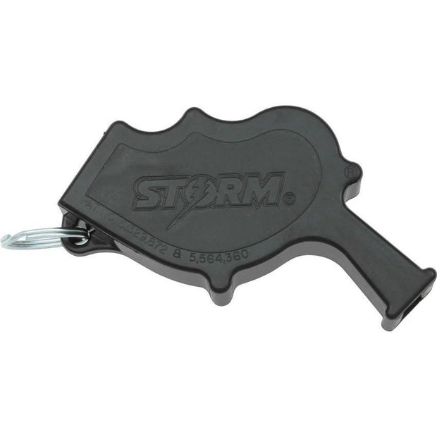 All Weather Safety Whistle Ultra Loud Durable Black Thermoplastic With Keyring For Campers Hikers Hunters Divers by All Weather Safety Whistle