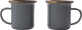 Barebones Living Enamel Espresso Cup Set CKW-375 by Barebones Living