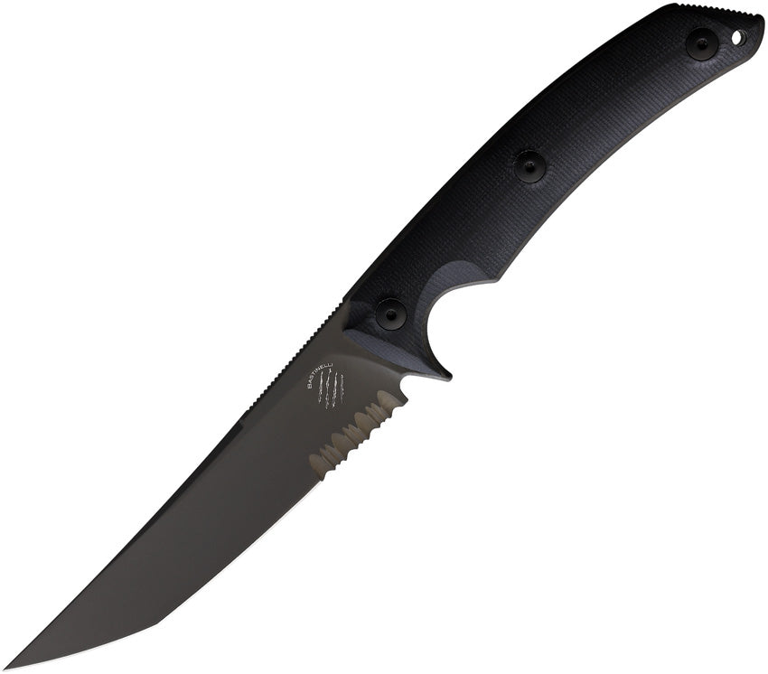 Bastinelli Creations PY Fixed Blade Serrated BC-10 PVDS