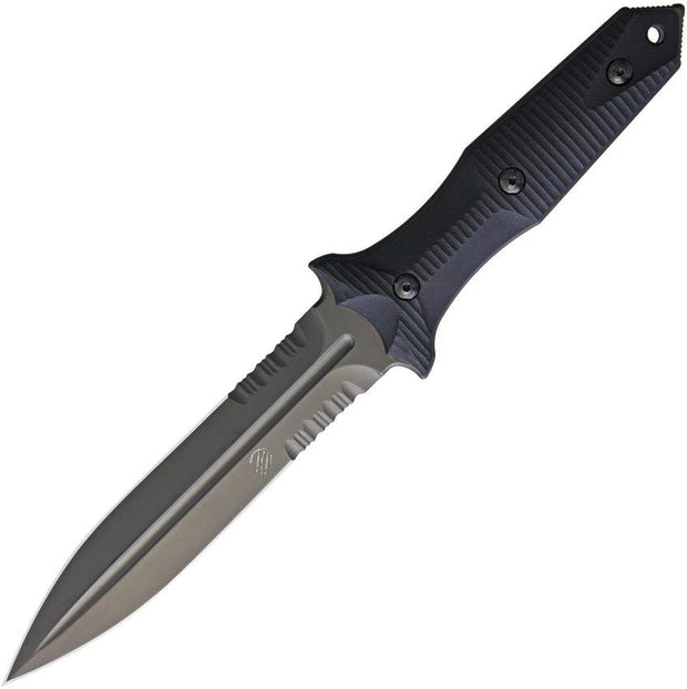 Bastinelli Creations Grozo Fixed Blade Serrated GROZO PVD COMBO EDGE by Bastinelli Creations