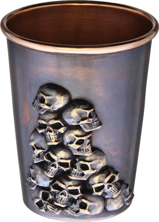Bastinelli Creations Copper Cup Double Side SHOT GLASS 2 SIDES by Bastinelli Creations