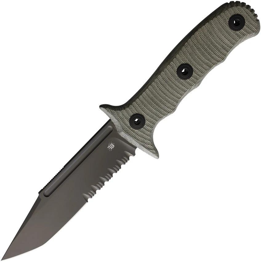 Bastinelli Creations Binome Fixed Blade BC-29-SERRATED by Bastinelli Creations