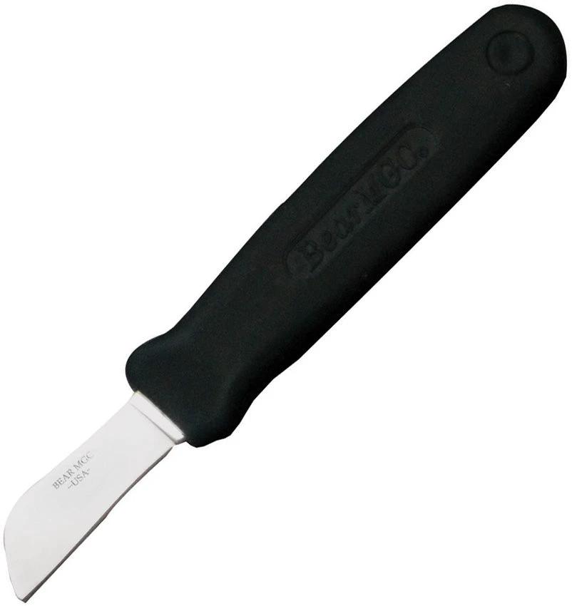 Bear & Son 486 Cushion Grip Fixed Blade Knife – Black Kraton Handle by Bear & Son