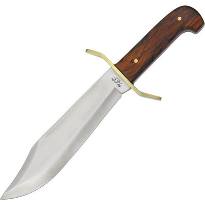 Bear & Son CB00 Gold Rush Bowie Knife – Carbon Steel Blade, Cocobolo Handle