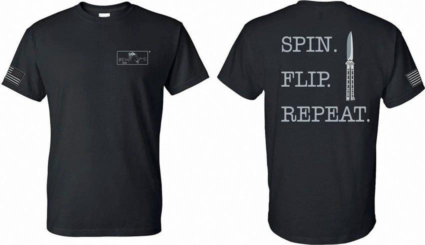 Bear & Son Spin Flip Repeat T-Shirt XL T-OPS-FSR-XL by Bear & Son