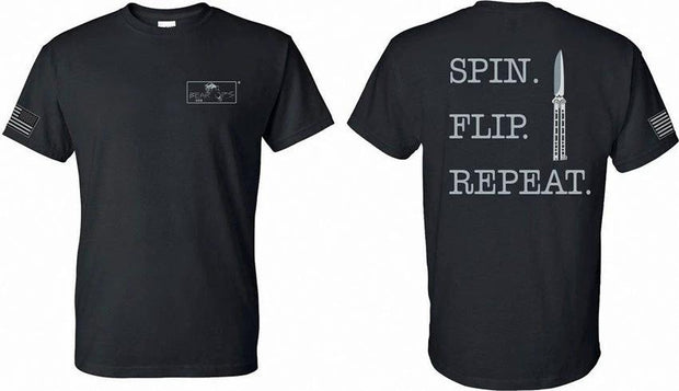 Bear & Son Spin Flip Repeat T-Shirt XL T-OPS-FSR-XL by Bear & Son