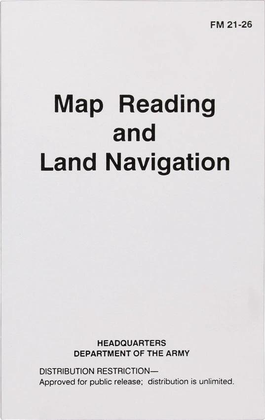 Books Map Reading & Land Navigation BK152 by Books