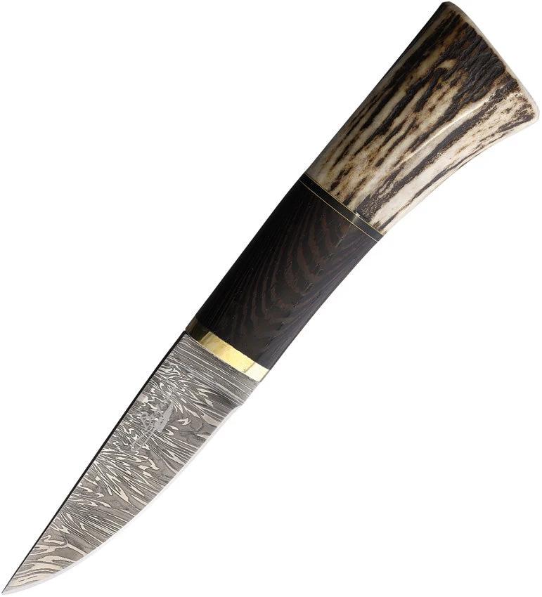 BenJahmin Knives Fixed Blade Stag/Wood BK-A022 by BenJahmin Knives