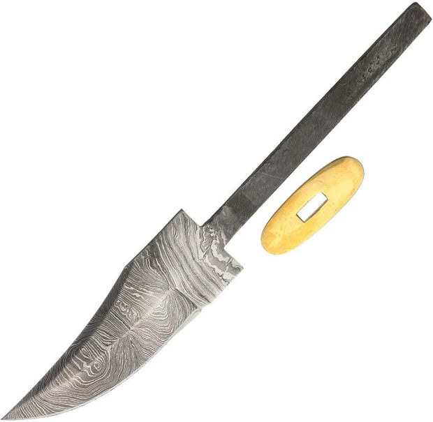 Knifemaking Knife Blade Damascus Short BL036 by Knifemaking