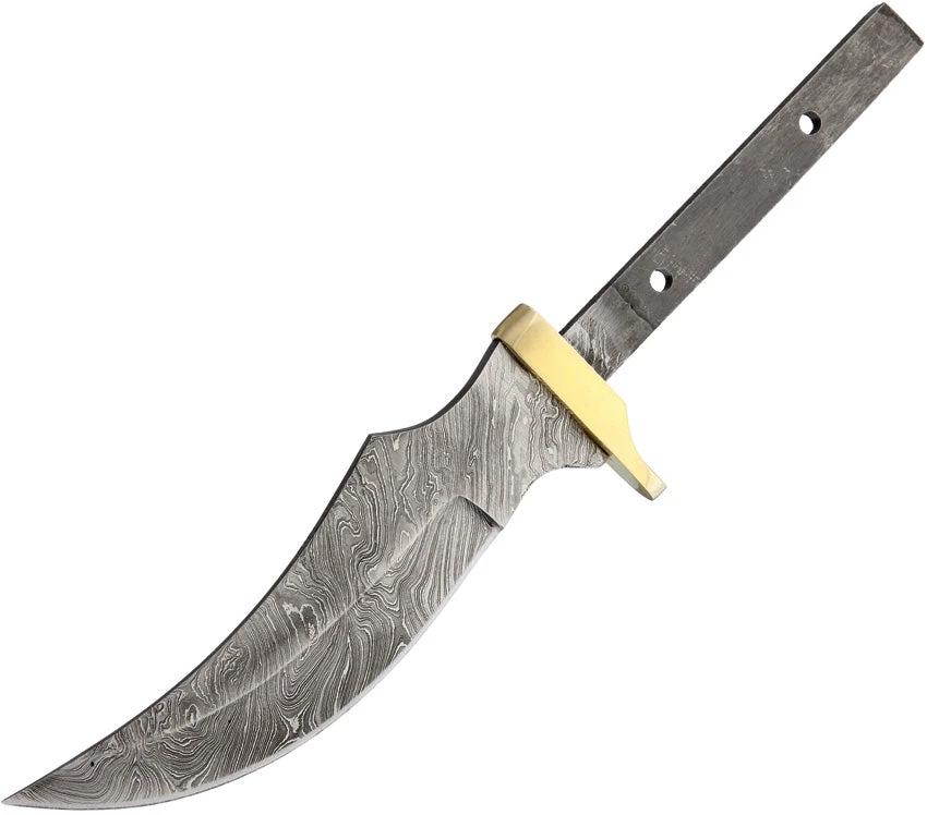 Knifemaking Knife Blade Damascus Upswept BL107 by Knifemaking