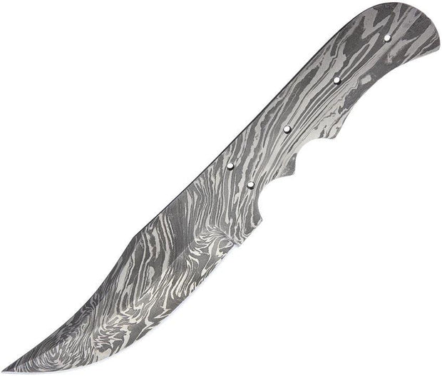 Knifemaking Skinner Damascus Blade BL123 / SM1010 by Knifemaking