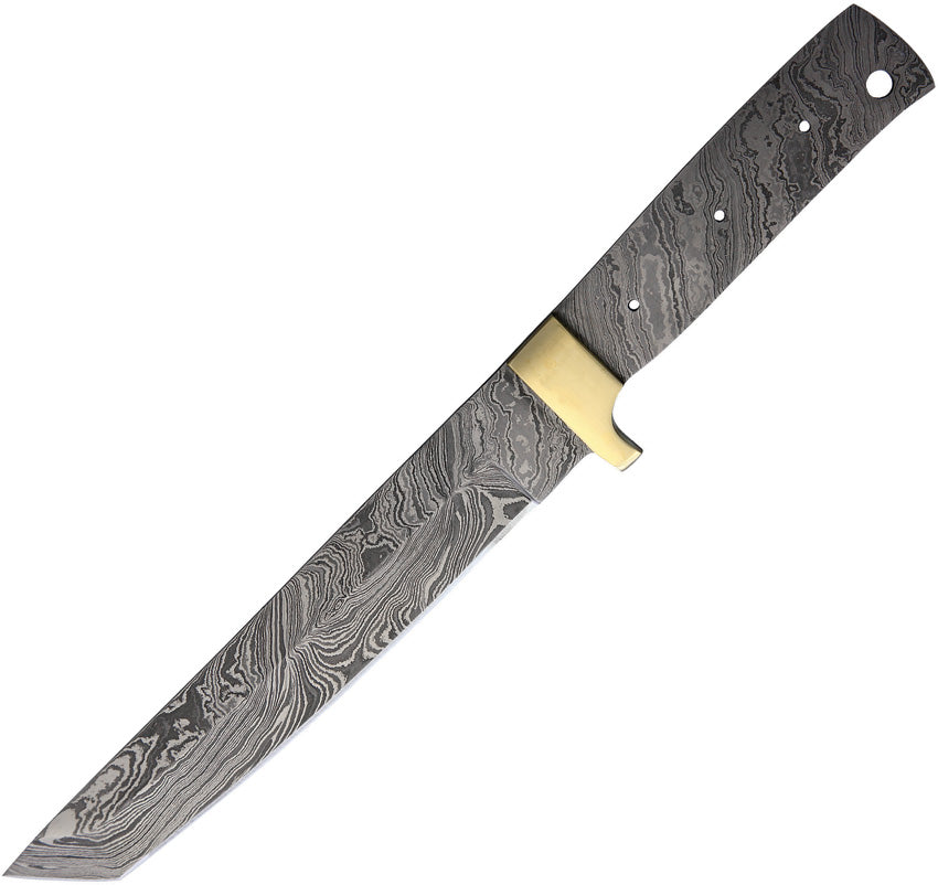 Knifemaking Tanto Knife Blade Damascus SM-APR-BL2 DAMASCUS