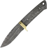 Knifemaking Knife Blade Drop Pt Damascus SM-APR-BL5 DAMASCUS by Knifemaking