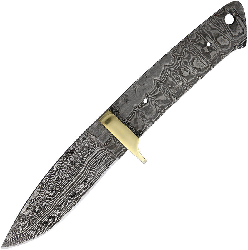 Knifemaking Knife Blade Drop Pt Damascus SM-APR-BL5 DAMASCUS