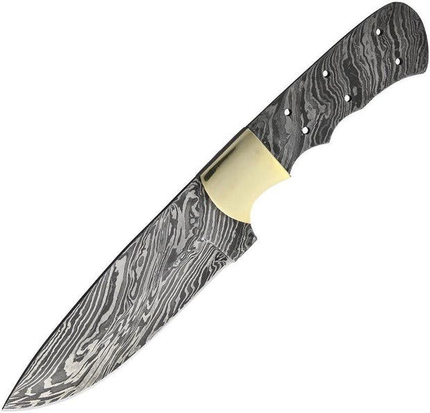 Knifemaking Knife Blade Drop Point SM-APR-BL10 DAMASCUS by Knifemaking