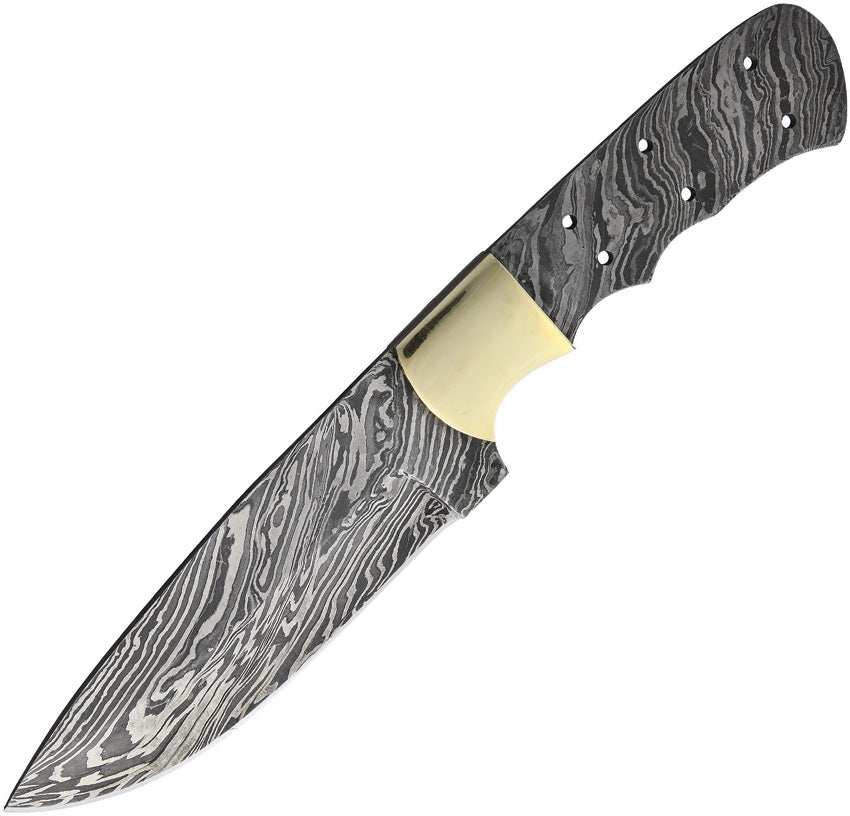 Knifemaking Knife Blade Drop Point SM-APR-BL10 DAMASCUS