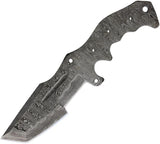 Knifemaking Knife Blade Tanto Chopper SM-APR-BL14 DAMASCUS by Knifemaking