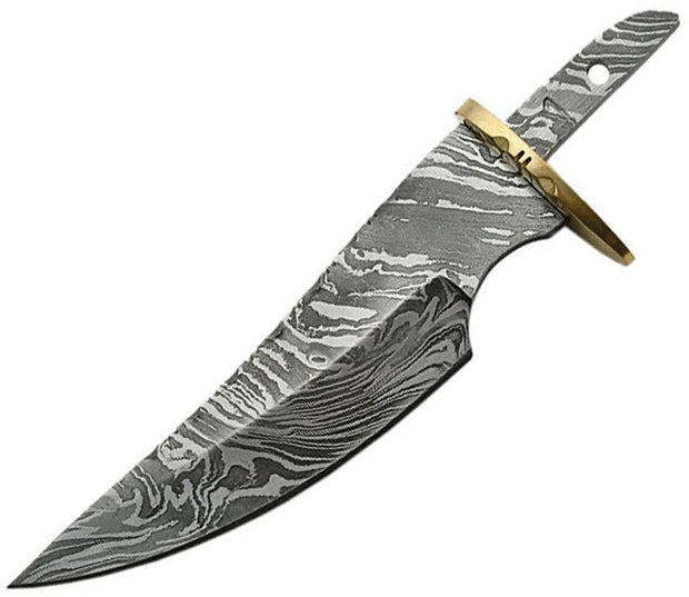 Knifemaking Damascus Blade With Sheath BL-SODMB5 by Knifemaking