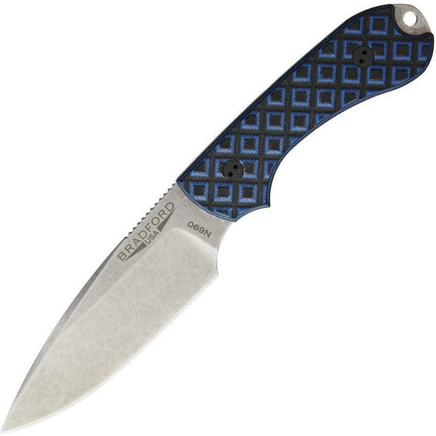 Bradford Knives Guardian 3 EDC Black/Blue 3FE-013-N690 (1126) by Bradford Knives