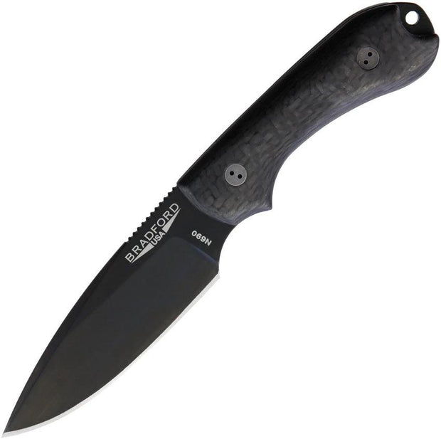 Bradford Knives Guardian 3 DLC 3D Carbon Fiber 3FE-116B-N690 by Bradford Knives
