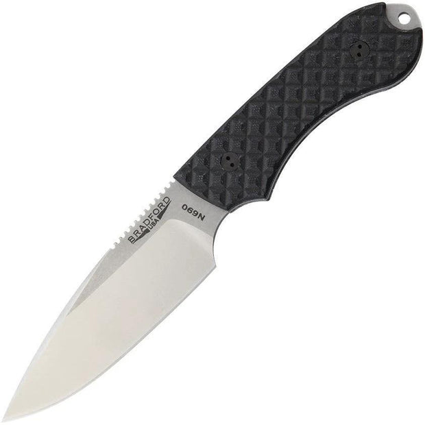 Bradford Knives Guardian 4 Black 4FE-001-N690 by Bradford Knives