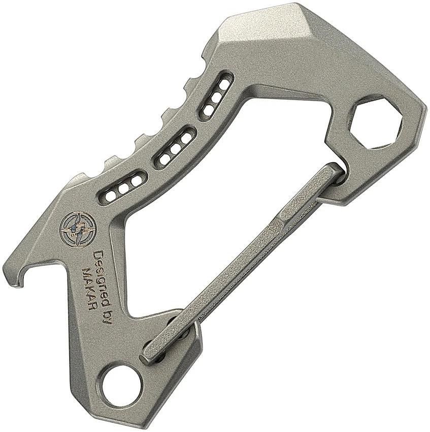 Bestech Knives Bestechman Ti Carabiner Gray BM15A by Bestech Knives