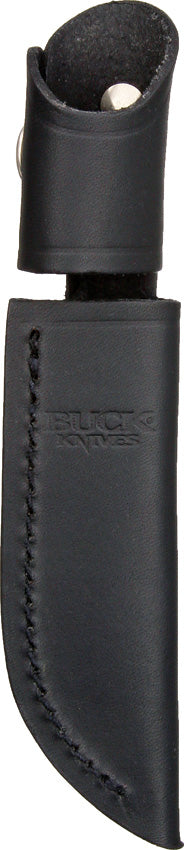 Buck Belt Sheath Black Leather 350