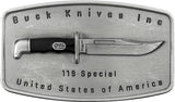 Buck 119 Special Belt Buckle 75th Anniversary Pewter Commemorative Collectors Boxed Gift by Buck