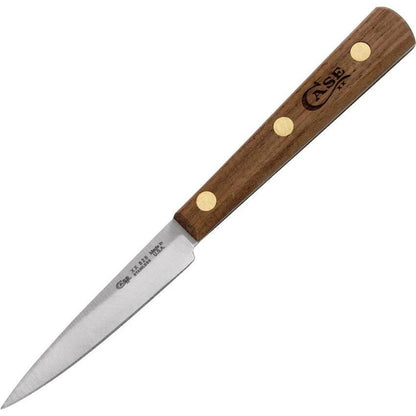 Case Household Cutlery 3" Clip Point Paring Knife – Solid Walnut Handle by Case Cutlery