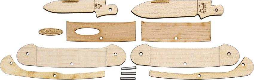Case Cutlery Canoe Wooden Knife Kit CA12131C by Case Cutlery