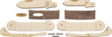 Case 12131W Canoe Wooden Knife Kit – Small & Large Spear Blades with Dark Wood Handles by Case Cutlery
