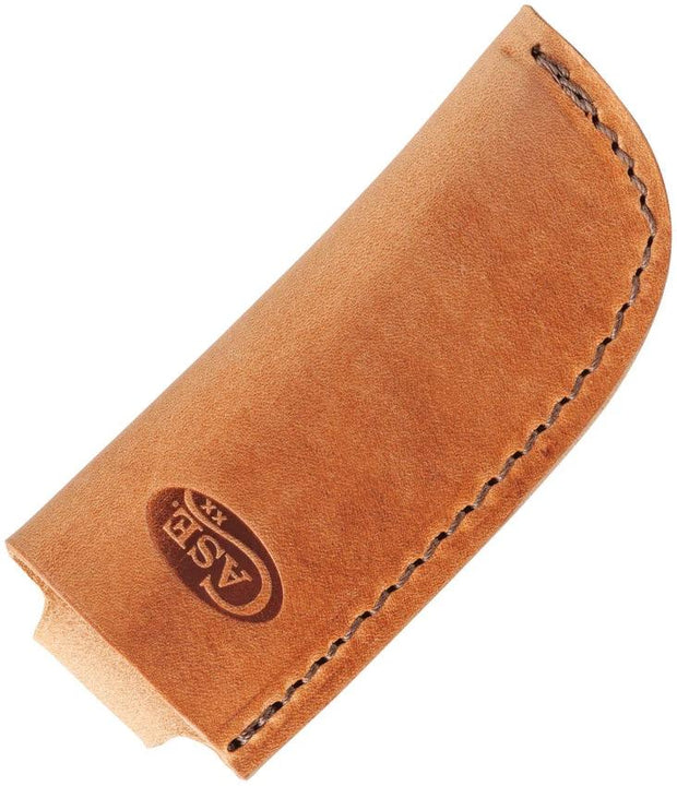 Case Large Leather Open Top Sheath – Durable Carry for Pocket Knives by Case Cutlery