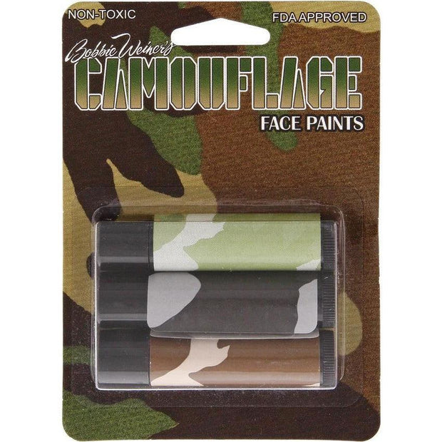 Camouflage Face Paint Camo Facepaint Sticks T3000 (CARDED & BLISTERED) by Camouflage Face Paint