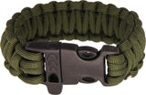 Combat Ready Survival Bracelet OD Green 8 Inch Paracord CBR360 Tactical Outdoor Gear by Combat Ready
