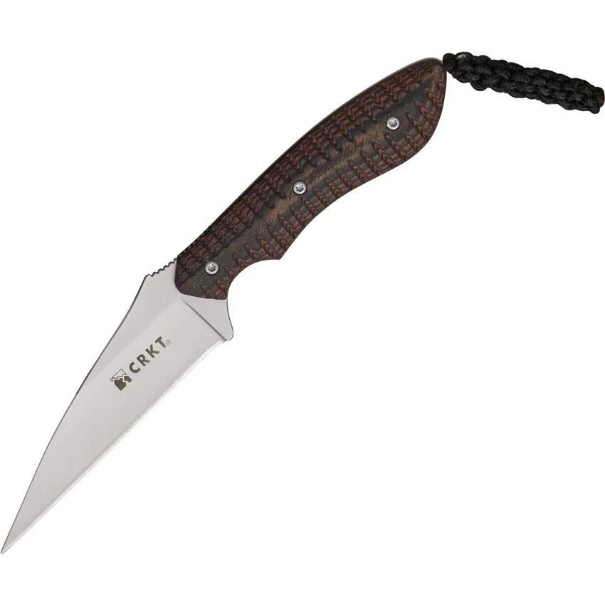 CRKT Folts SPEW Small Pocket Everyday Wharncliffe EDC Knife With Full Tang G10 Handle