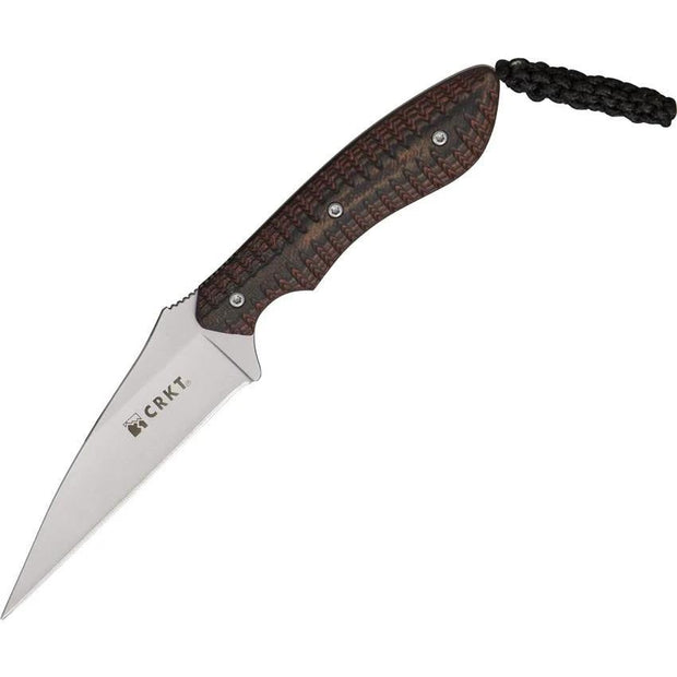 CRKT Folts SPEW Small Pocket Everyday Wharncliffe EDC Knife With Full Tang G10 Handle