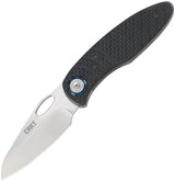 CRKT Trask Deadbolt Lock Knife Black GRN Handle 3.25in Satin D2 Blade for Premium EDC Enthusiasts