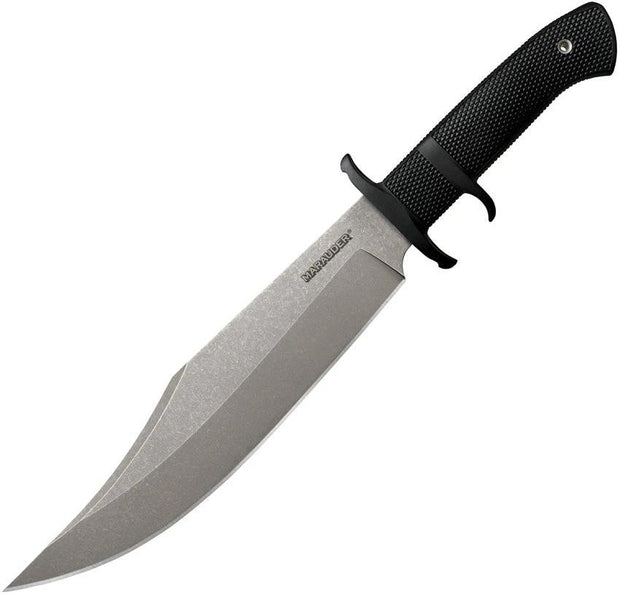 Cold Steel Marauder Plain Bowie Knife – Stone Wash Finish by Cold Steel