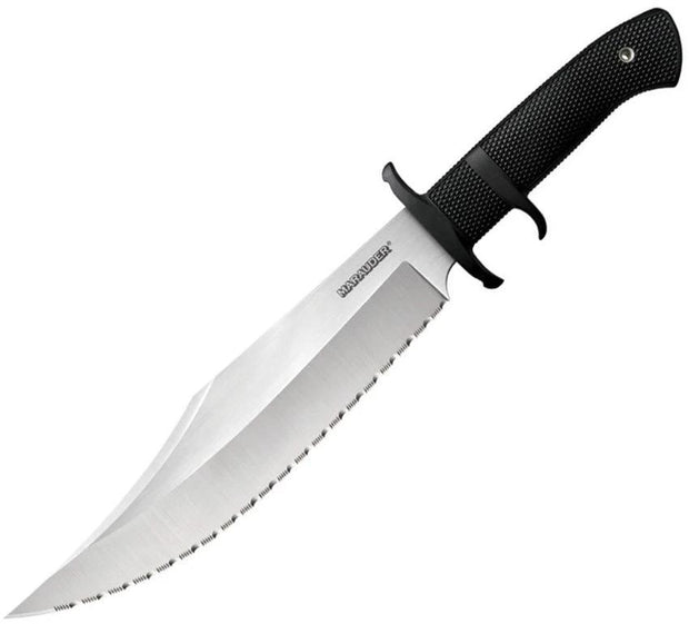 Cold Steel Marauder Serrated Bowie Knife – Stone Wash Finish by Cold Steel