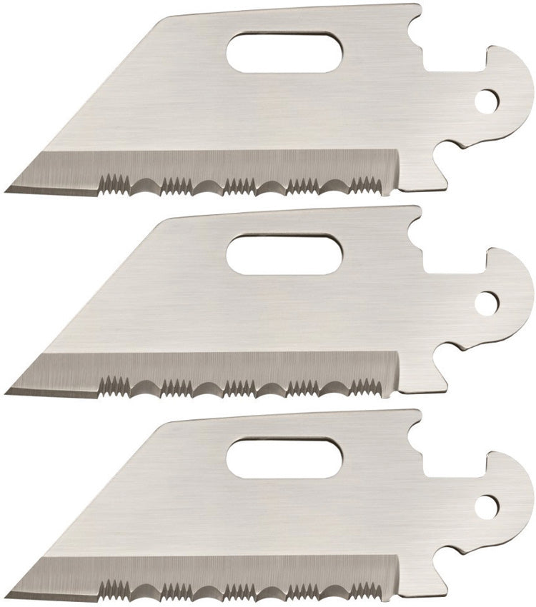 Cold Steel Click N Cut Serrated Utility Replacement Blades – 3 Pack