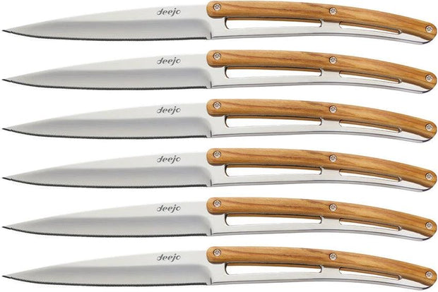 Deejo Steak Knife Set 6AB000001 by Deejo