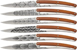 Deejo Steak Knife Set Art Deco 6AB000101 by Deejo