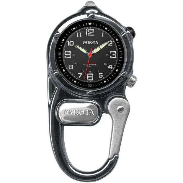 Dakota Mini Clip Microlight Watch Blk 3810-6 by Dakota