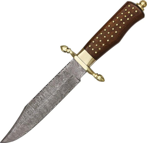 Damascus Brass Pin Bowie DM1058 by Damascus