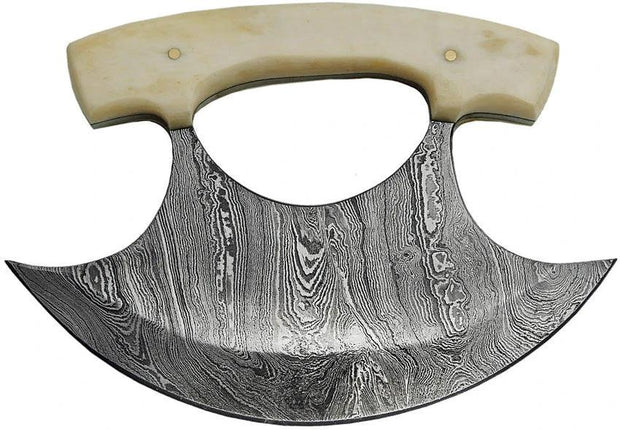 Damascus Ulu Knife DM-1111BO by Damascus