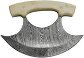 Damascus Ulu Knife DM-1111BO