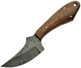 Damascus Fixed Blade Skinner Wood DM1131WN by Damascus