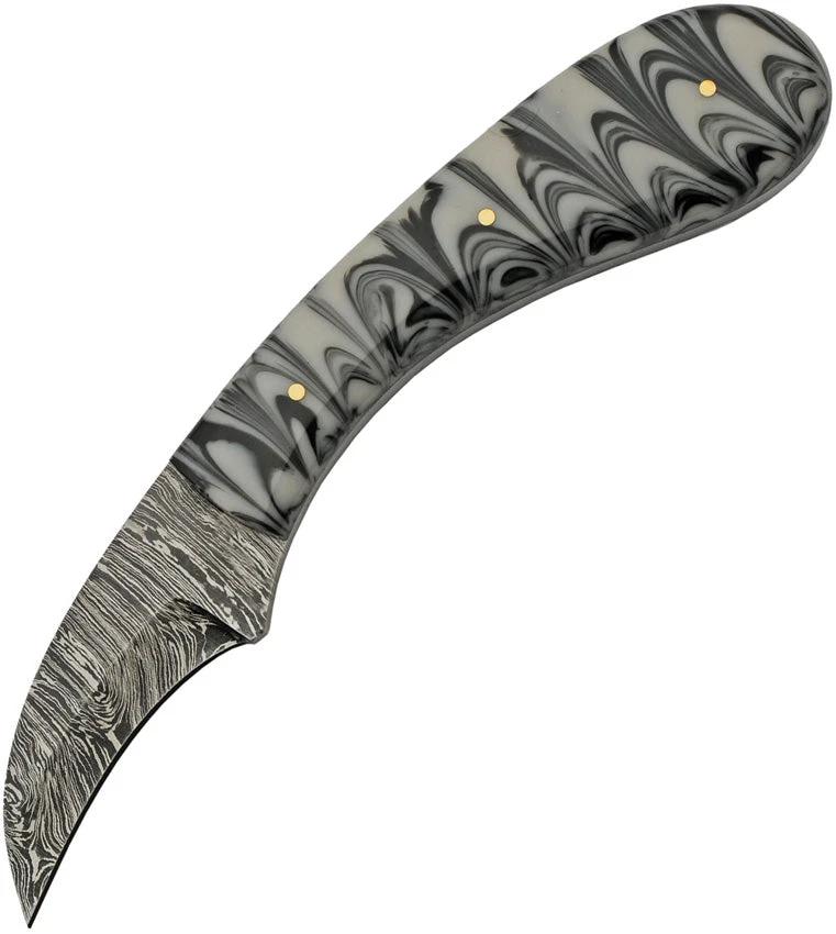 Damascus Hook Hunter Black Marble DM-1260BK by Damascus